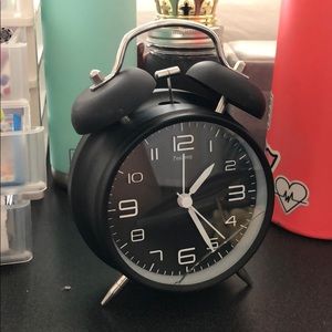 Vintage Black Alarm Clock